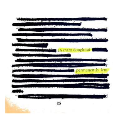 donut chapbook cover